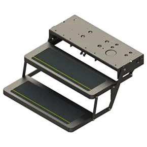 Kwikee® 34 Series Complete Electric RV Entry Step - Double #372286