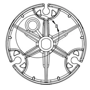 Solera Power Awning End Cap - White #423750