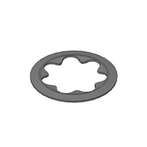 Solera Round Retaining Washer, Dacromet Finish #431583