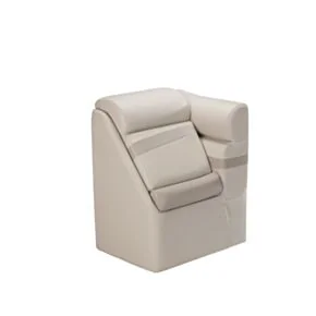 Taylor Made 20&quot; Right Arm Pontoon Chaise with Privacy Station - Champagne #6787871