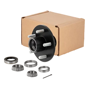 Lippert Idler Hub with Bearing Kit (Not Installed) - 2,200-lb. Axles, 5 on 4-1/2&quot; Bolt Pattern, 1/2&quot; Stud Size #814205
