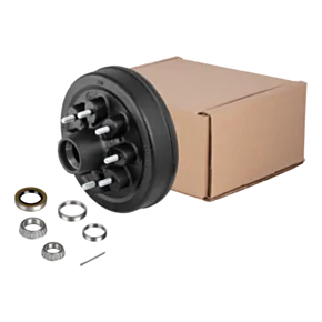 Lippert 12&quot; Brake Hub with Bearing Kit (Not Installed) - 7,000-lb. Axles, 8 on 6-1/2&quot; Bolt Pattern, 1/2&quot; Stud Size #814212
