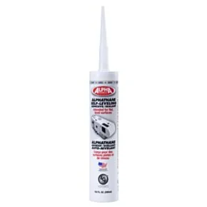 5121 ALPHATHANE 100% Solids Self-Leveling Sealant, Gray (9.8 Oz. Tube)