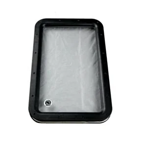 Inner &amp; Outer Window Frame with Seal and Glass; 12&quot; x 21&quot; - Various Colors