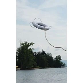 Taylor Made Life Ring Station with 24&quot; Life Ring &amp; 50&#039; Rope