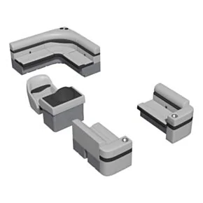Rockport&trade; Cruiser 9-Piece Pontoon Furniture Set, Complete Pontoon Seat Package