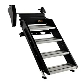Lippert Solid Step® 4.0 Premium RV Steps with Lift Assist - Quad