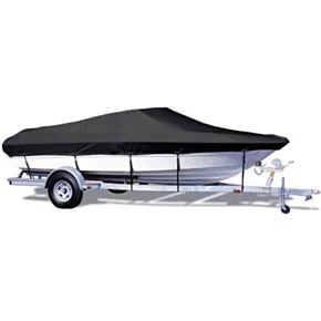 Taylor Made Trailerite Semi-Custom Boat Cover for V-Hull Runabout with Outboard Motor - Includes Motor Hood