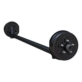 Lippert 3,500-lb. Spring Trailer Axle - Drop Spindle, Electric Brakes, 85/70, 5-Lug