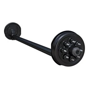 Lippert 7,000-lb. Spring Trailer Axle - Drop Spindle, Electric Brakes, 94/78, 8-Lug