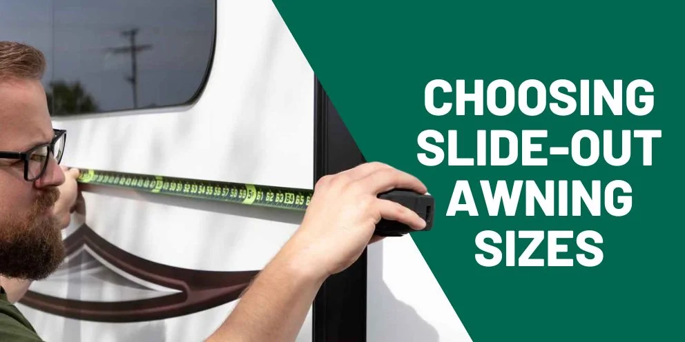 How to measure for RV slide-out awnings