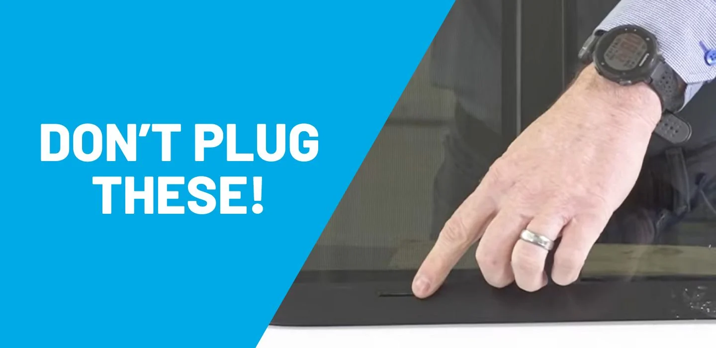 RV Window Weep Holes Explained