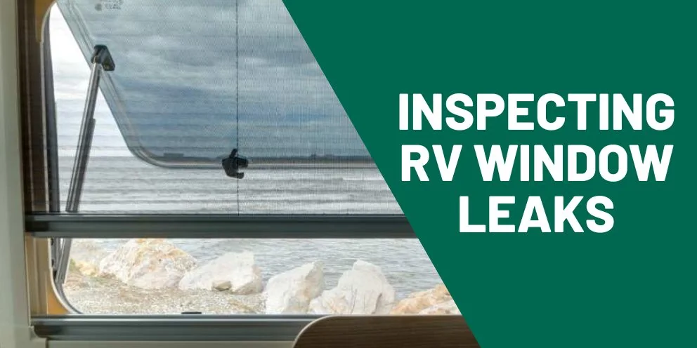 How to Deal with an RV Window Leak