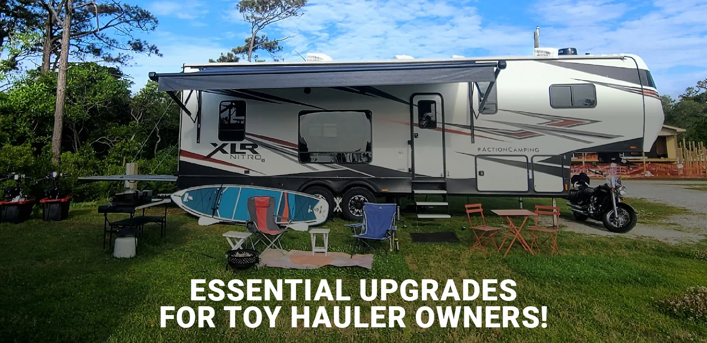 Toy hauler upgrades blog post