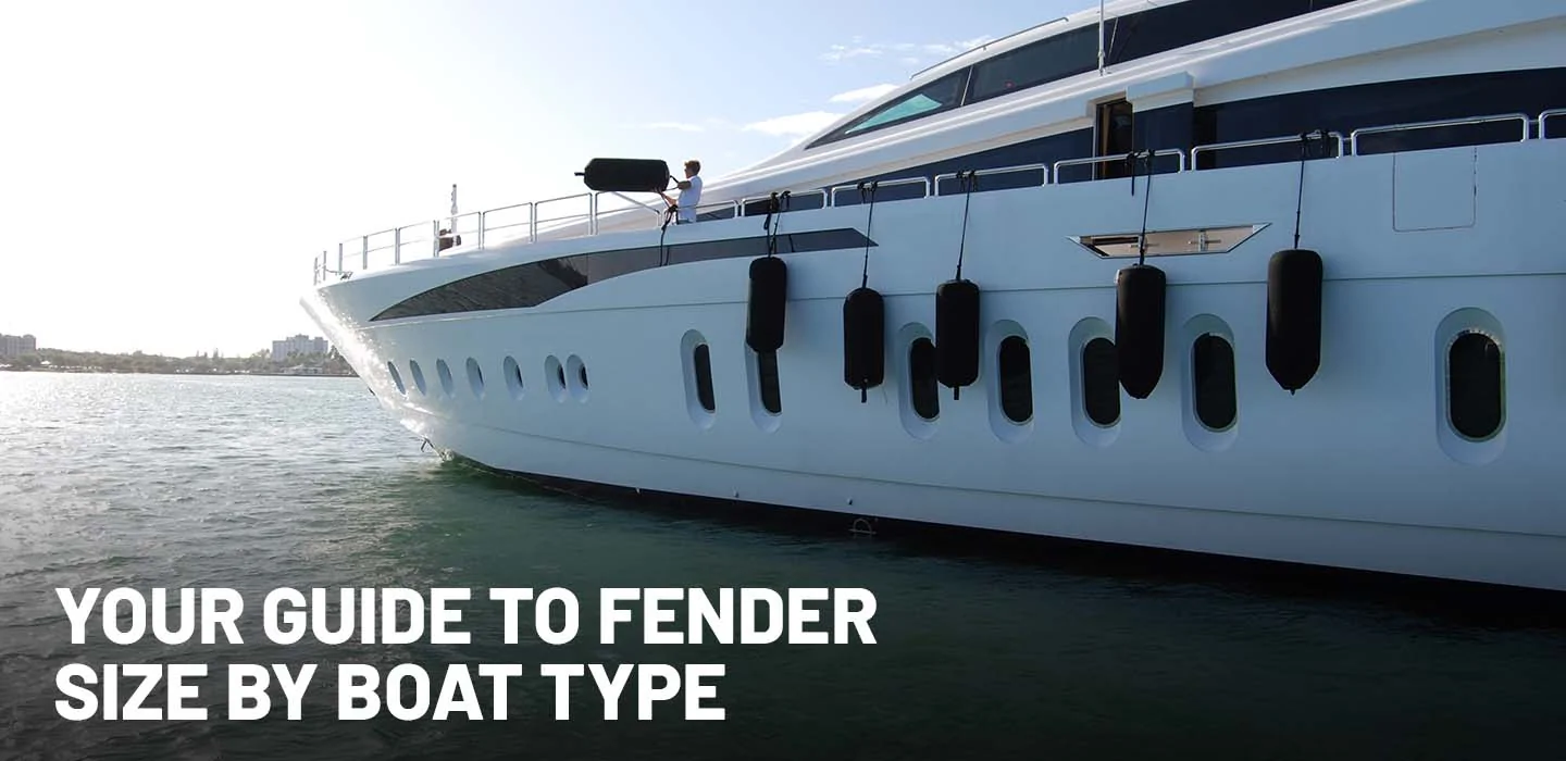 Fender size by boat type 