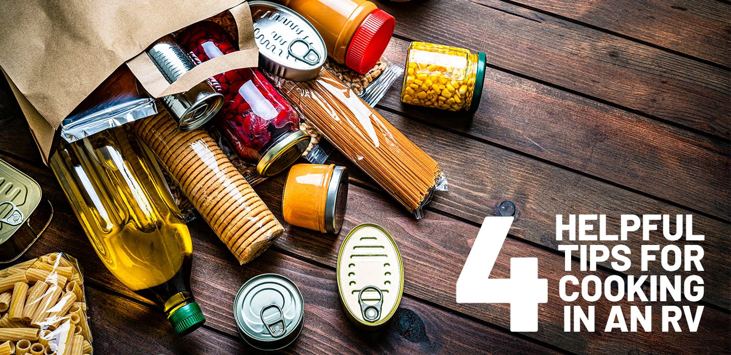 Cooking in an RV on Furrion Cooktop