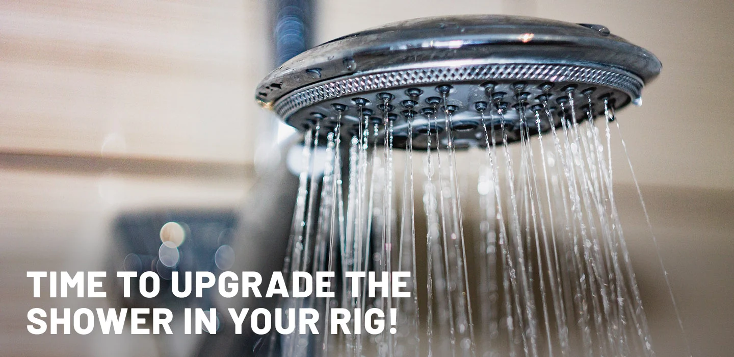 RV shower upgrades