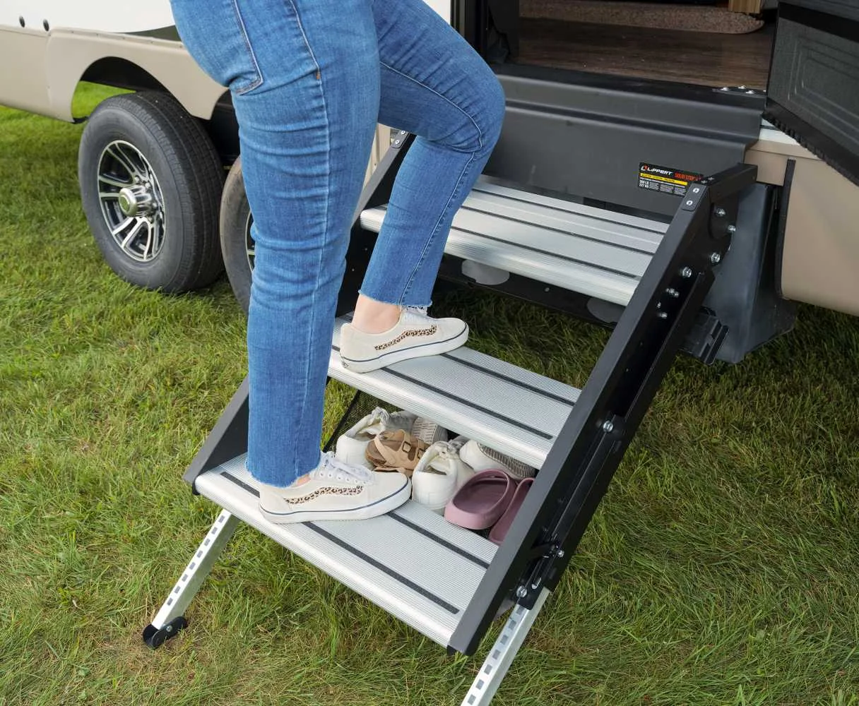 RV shoe storage organizer for Solid Step