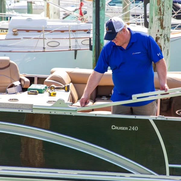 Pontoon Bimini Top Installation