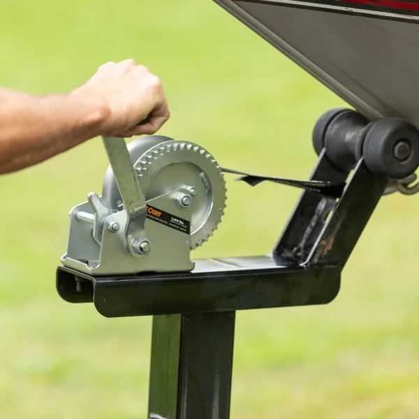 CURT Manual Hand Crank Winch for Trailer