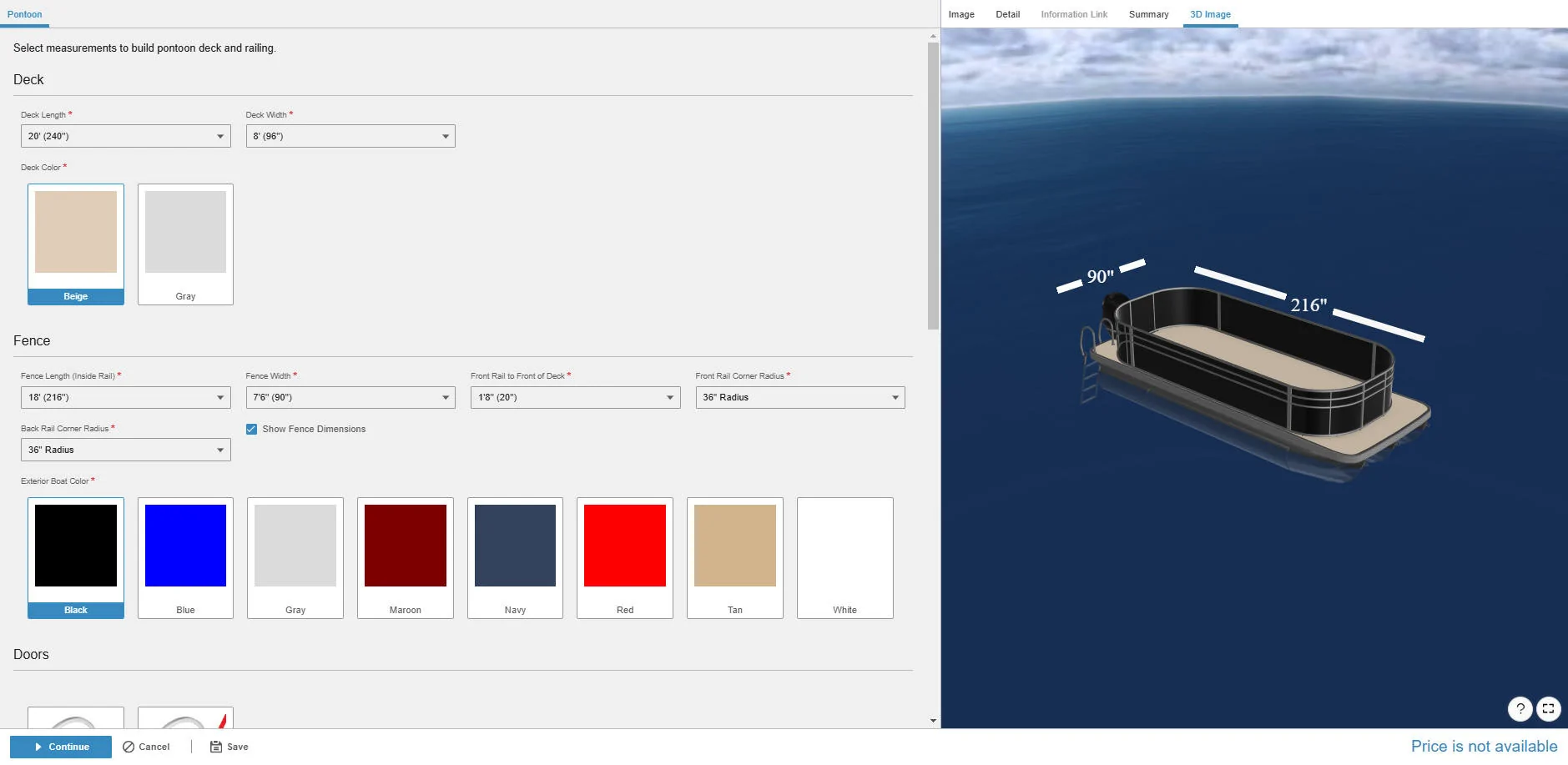 Lippert Pontoon Furniture Configurator