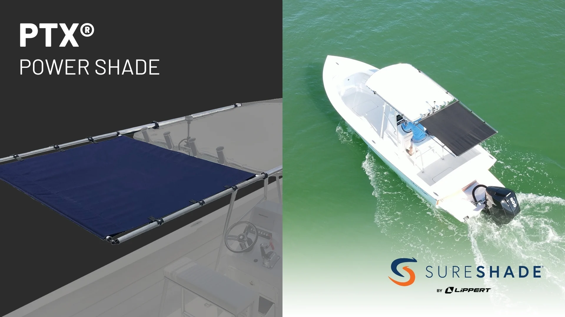 SureShade PTX Power Boat Shade
