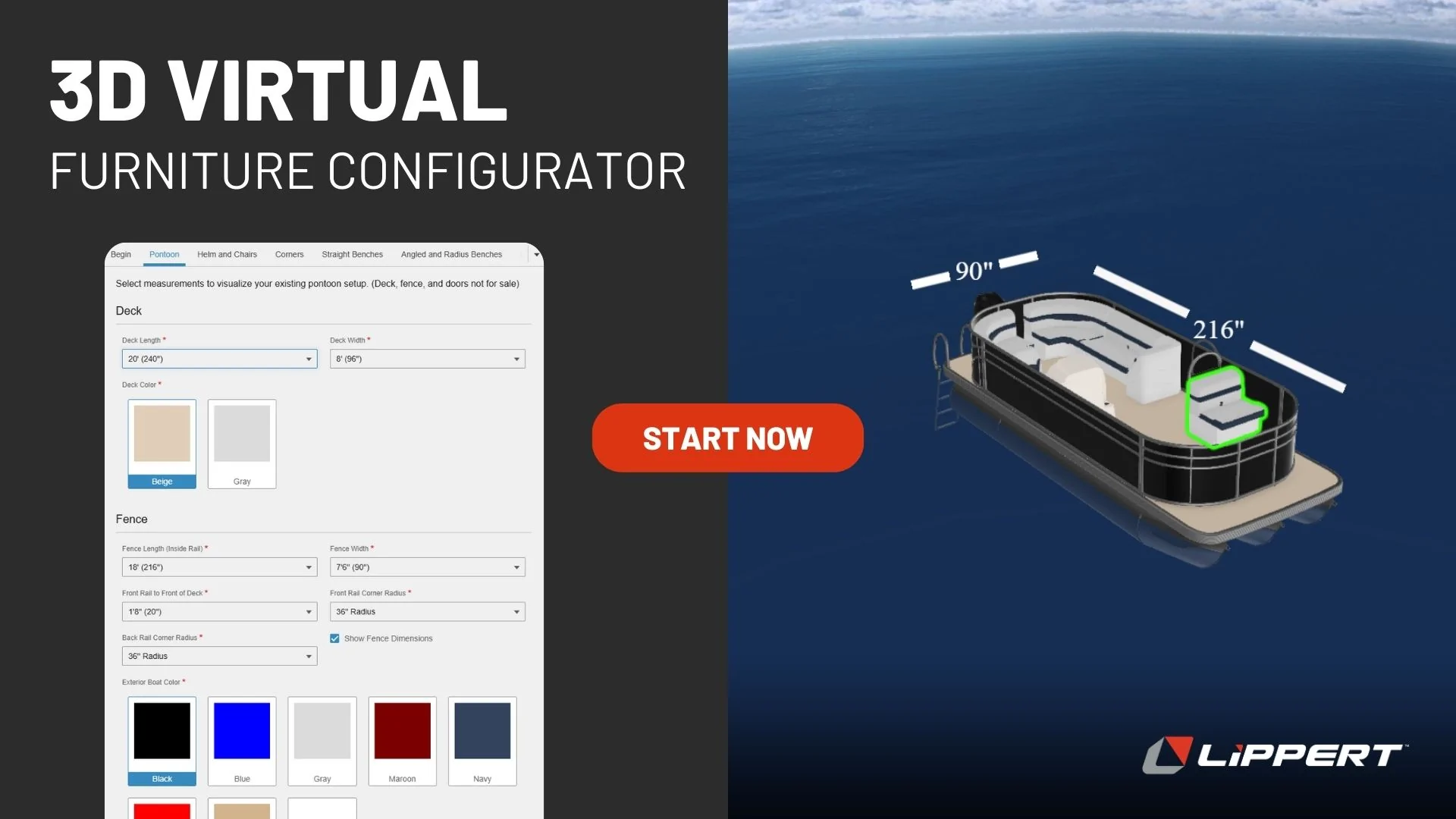 Custom Pontoon Boat Furniture from Lippert