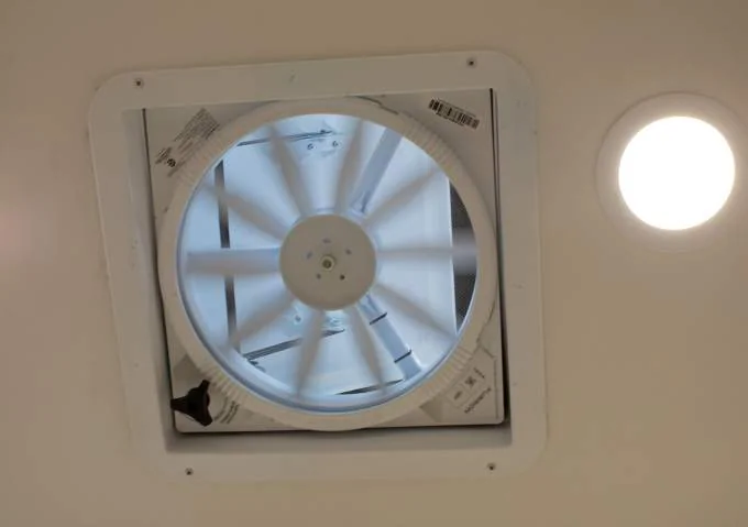 RV Roof Vent Fan Replacement