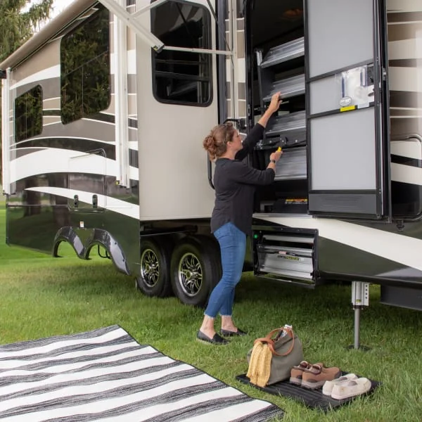 RV step accessories improve ease of use and safety