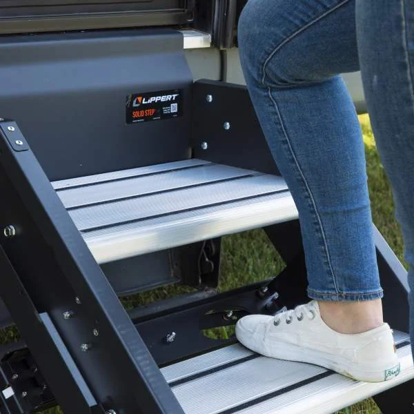 Lippert Solid Step stores inside RV Lippert Solid Step stores inside RV