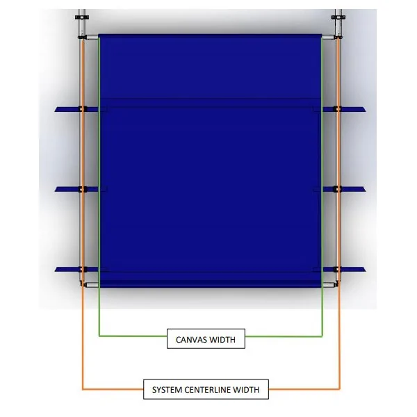 SureShade PTX Power Boat Shade Canvas Width 