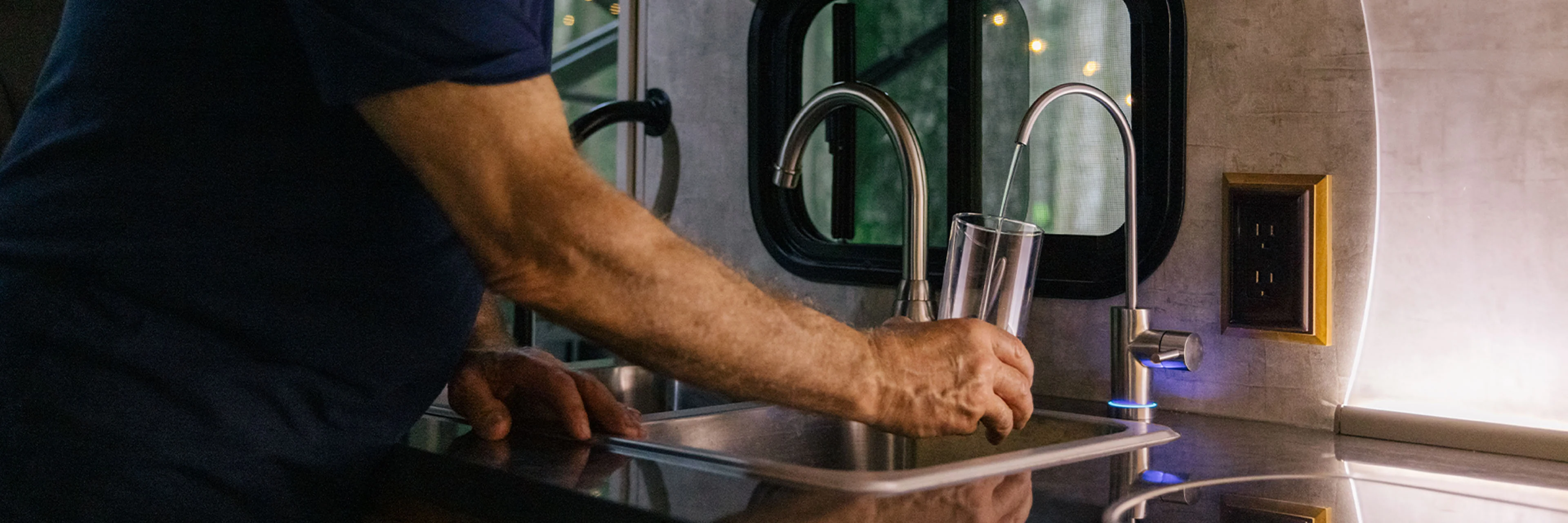 RV fresh water management