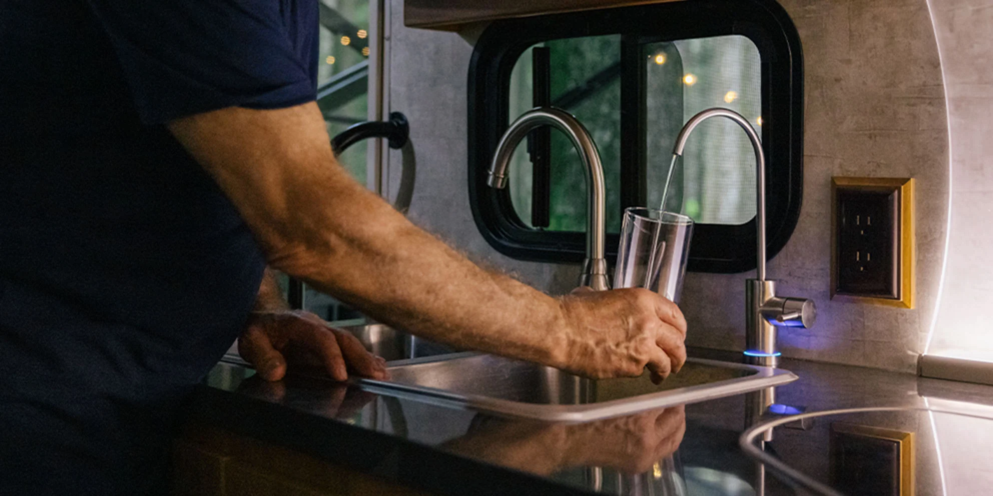 RV fresh water management