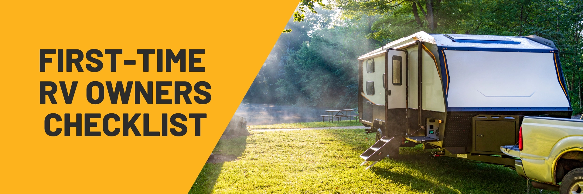RV Trip Checklist for First-Time Owners