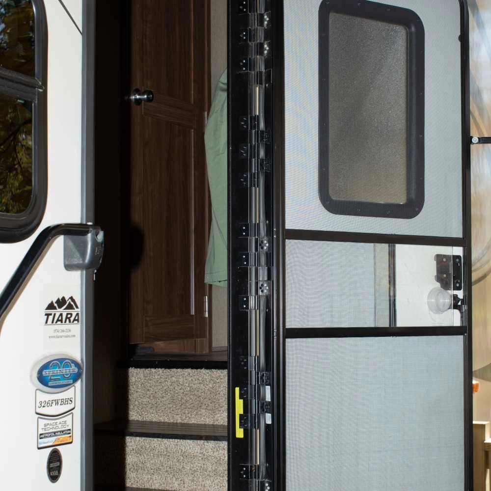 RV Door Hinges Upgraded