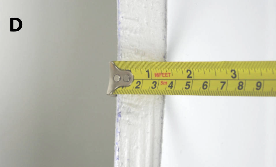 Measure RV sidewall thickness