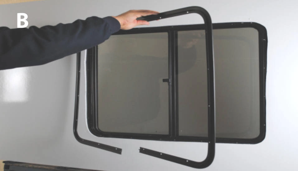 Remove the trim ring