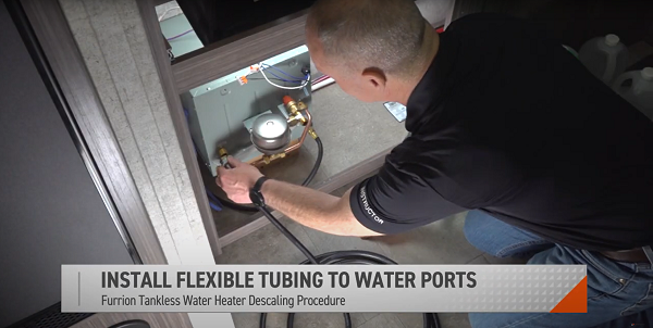 descaling an rv water heater