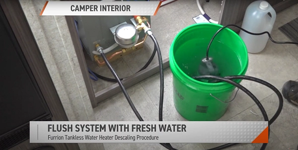 rv tankless water heater cleaning