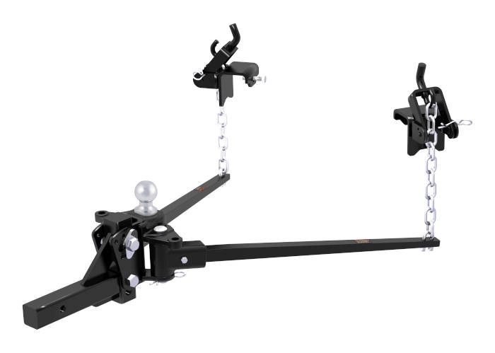 Weight Distribution Hitch without Sway Control