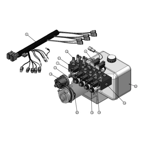 Lippert RV Leveling Power Unit with Pump