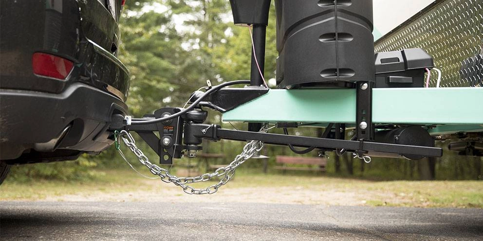 CURT weight distribution hitches level your tow and improve safety.